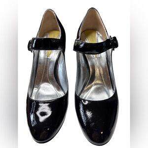 Kenneth Cole Black Patent Stiletto Heels Size 8.5